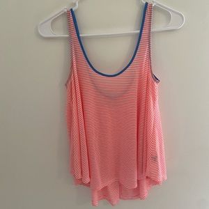 Red white and blue American eagle scoop neck tank